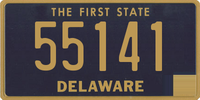 DE license plate 55141