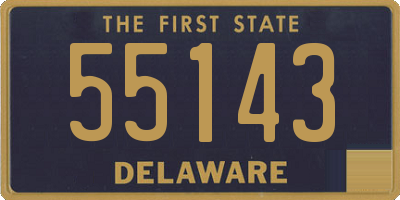 DE license plate 55143