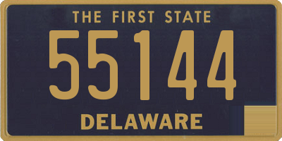 DE license plate 55144