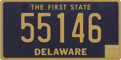 DE license plate 55146