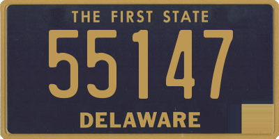 DE license plate 55147