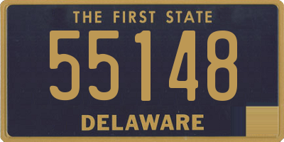 DE license plate 55148