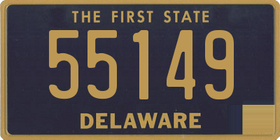 DE license plate 55149