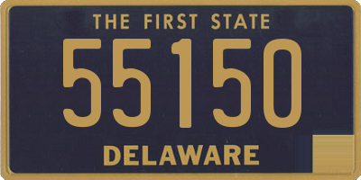 DE license plate 55150