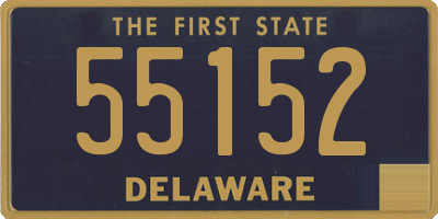 DE license plate 55152