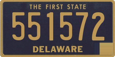DE license plate 551572