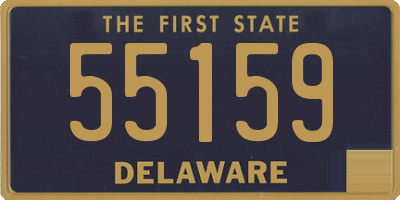 DE license plate 55159