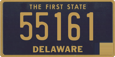 DE license plate 55161