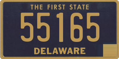 DE license plate 55165