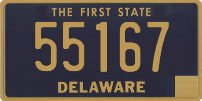 DE license plate 55167