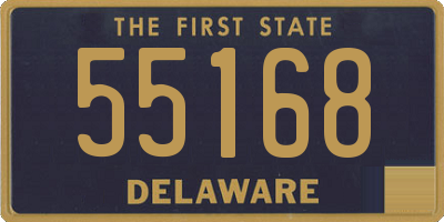 DE license plate 55168