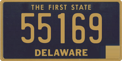 DE license plate 55169