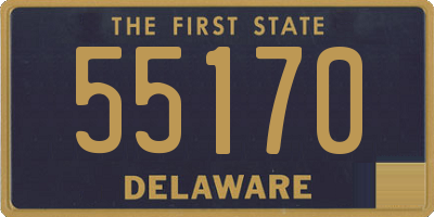 DE license plate 55170