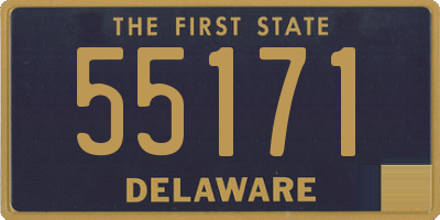 DE license plate 55171