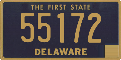 DE license plate 55172