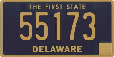 DE license plate 55173