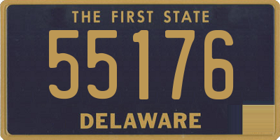 DE license plate 55176