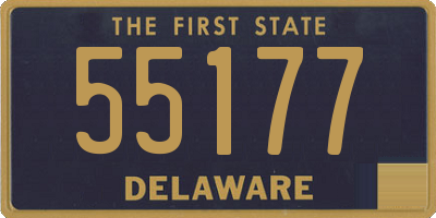 DE license plate 55177