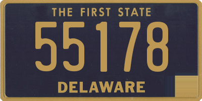 DE license plate 55178