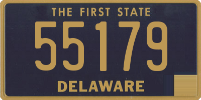 DE license plate 55179