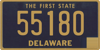 DE license plate 55180