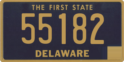 DE license plate 55182