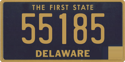 DE license plate 55185