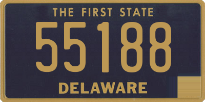 DE license plate 55188