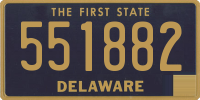DE license plate 551882