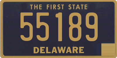 DE license plate 55189