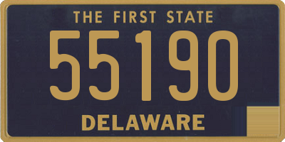 DE license plate 55190