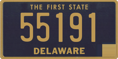 DE license plate 55191