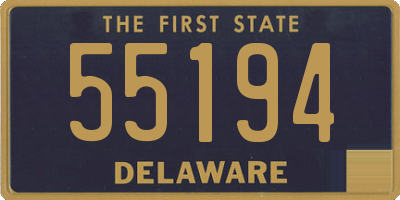 DE license plate 55194