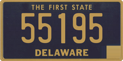 DE license plate 55195