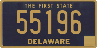 DE license plate 55196