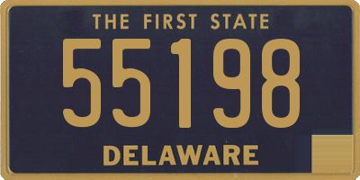 DE license plate 55198