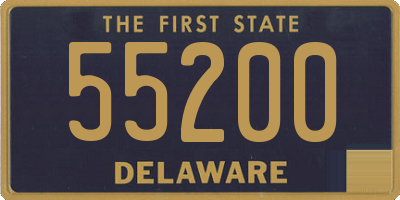 DE license plate 55200