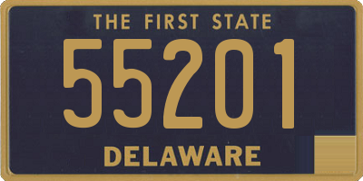 DE license plate 55201