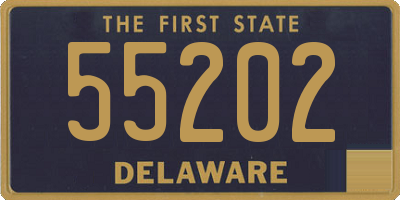 DE license plate 55202