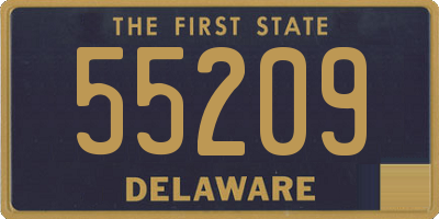 DE license plate 55209