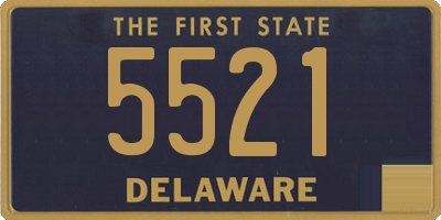 DE license plate 5521