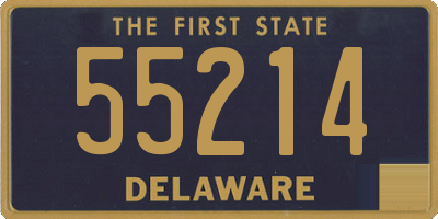 DE license plate 55214