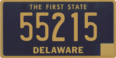 DE license plate 55215