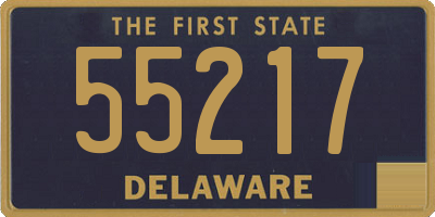 DE license plate 55217