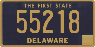 DE license plate 55218