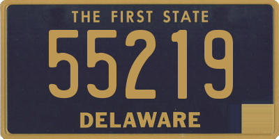 DE license plate 55219