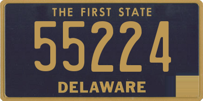 DE license plate 55224