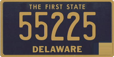 DE license plate 55225