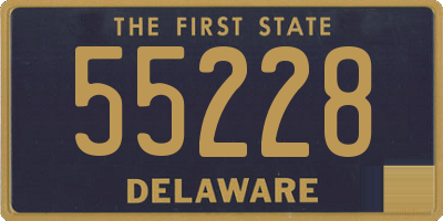 DE license plate 55228