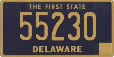 DE license plate 55230